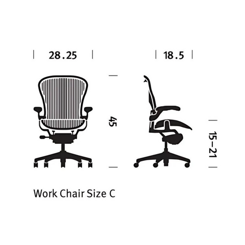 Aeron Remastered Chair (Mineral) by Herman Miller